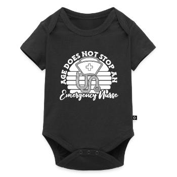 Nurse Cool Emergency Nurse - Baby Premium short-sleeve bodysuit - black - Front