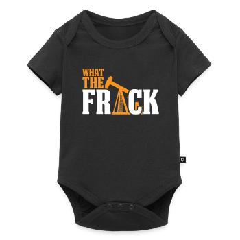Oilfield Oil Rig Funny Fracking What The Tailcoat - Baby Premium short-sleeve bodysuit - black - Front