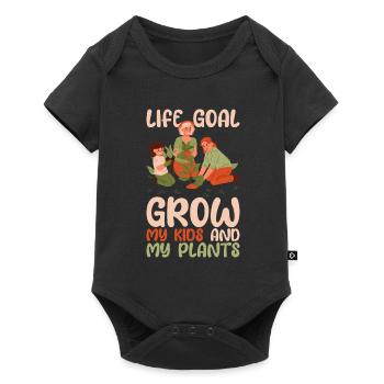 Jardinier Amateur, Jardin, Maman De Jardin - Body à manches courtes Premium Bébé - noir - Devant