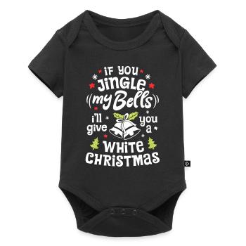 Jingle Bells Christmas - Baby Premium short-sleeve bodysuit - black - Front