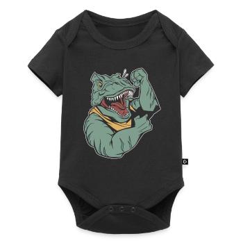 Trex T Rex Dino Cool - Body à manches courtes Premium Bébé - noir - Devant