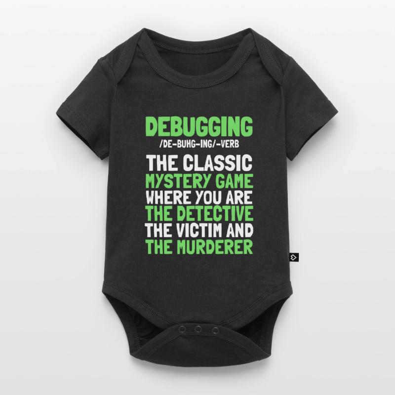Developer, Coder, Programmer, Funny, Debugging Baby Premium short-sleeve bodysuit