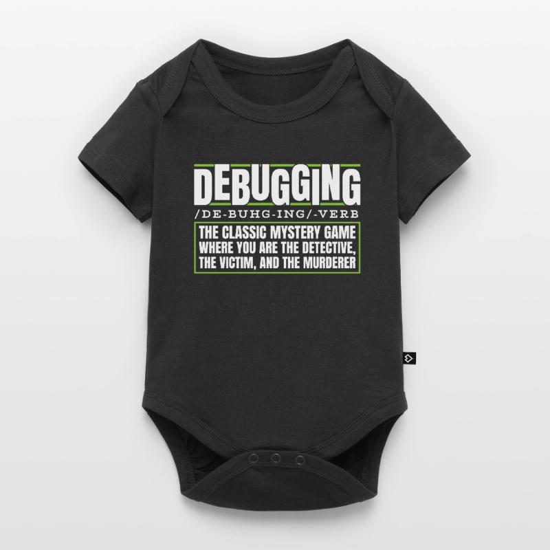 Developer, Coder, Programmer, Debugging Baby Premium short-sleeve bodysuit