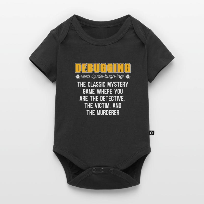 Developer Coder Programmer Funny Debugging Baby Premium short-sleeve bodysuit
