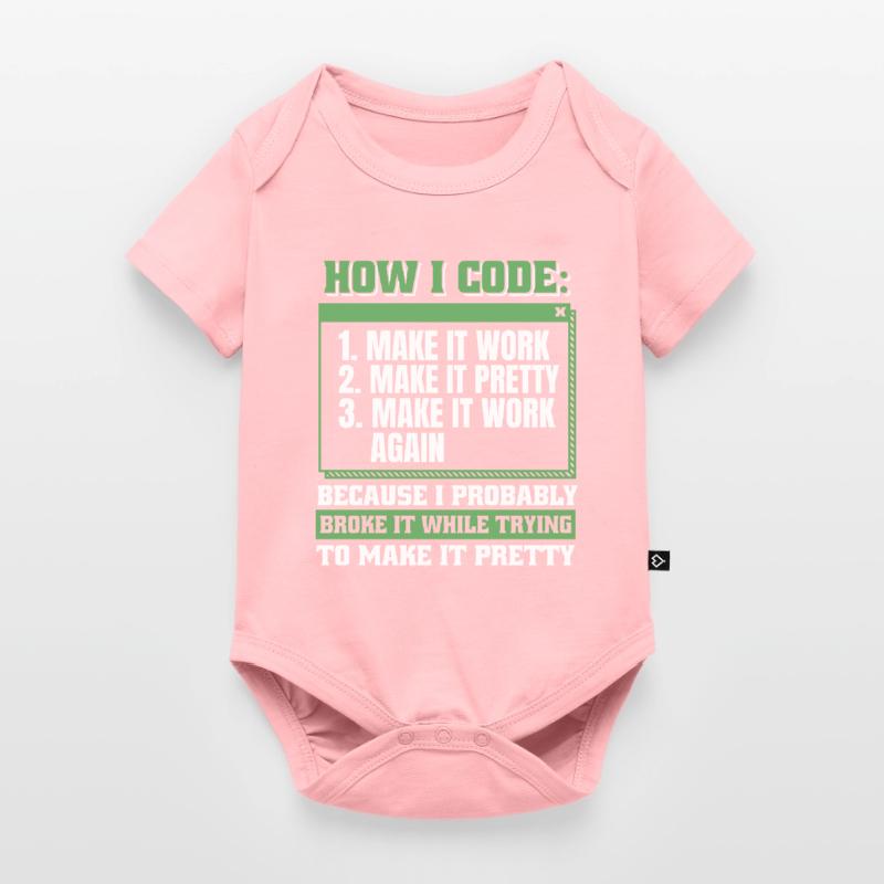 Developer, Coder, Programmer Baby Premium short-sleeve bodysuit