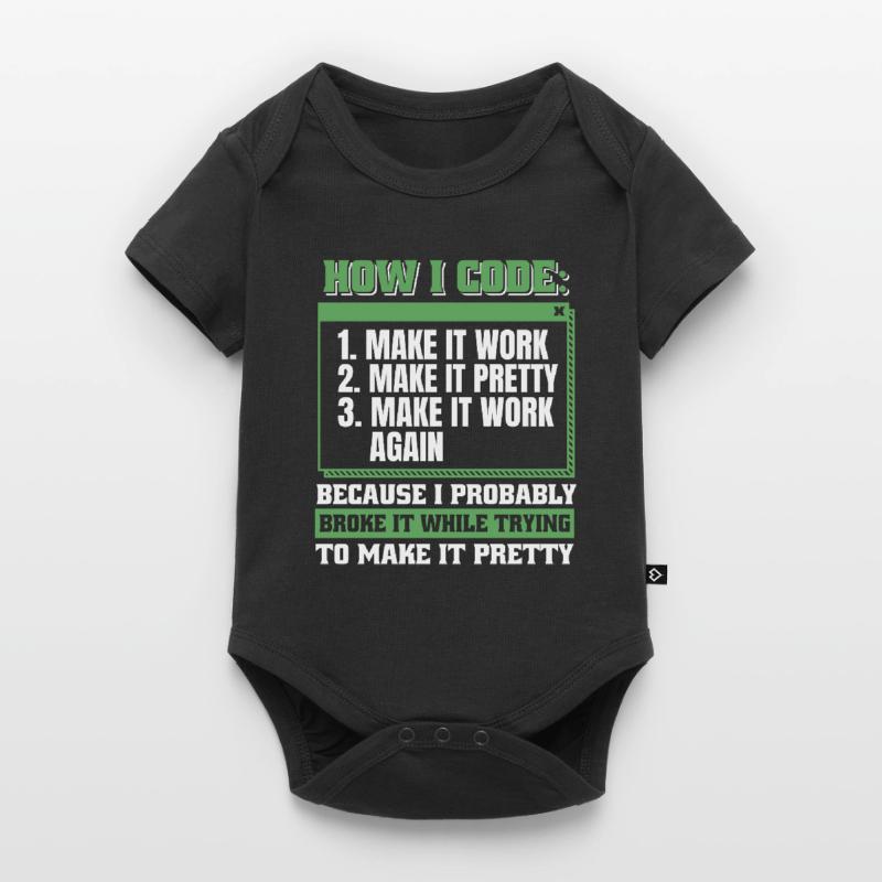 Developer, Coder, Programmer Baby Premium short-sleeve bodysuit