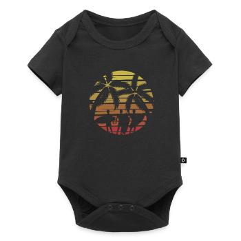 Surfer Surfen Cool Retro Surfer Vintage Surf - Baby Premium short-sleeve bodysuit - black - Front