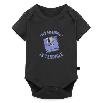 My Memory is Terrible floppy disk memory module - Baby Premium short-sleeve bodysuit - black - Front