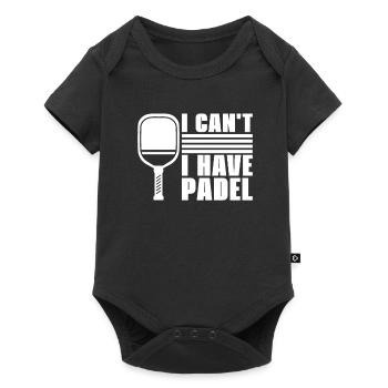 Padel No Puedo Tengo Padel - Body à manches courtes Premium Bébé - noir - Devant
