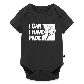 Padel No Puedo Tengo Padel - Body à manches courtes Premium Bébé - noir - Devant