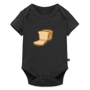 Pain grillé Boulanger alimentaire - Body à manches courtes Premium Bébé - noir - Devant