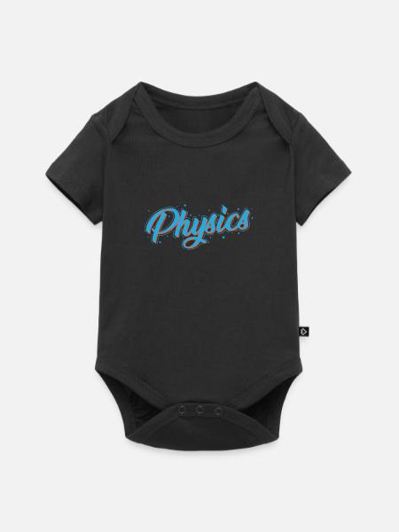 Physics Naturwissenschaft Studium - Baby Premium Kurzarmbody - Schwarz
