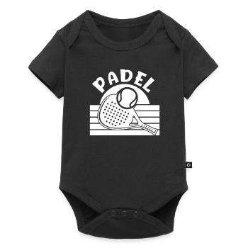 Padel - Baby Premium short-sleeve bodysuit - black - Front