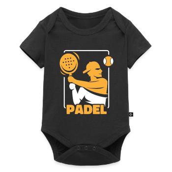 Padel Cool - Body à manches courtes Premium Bébé - noir - Devant