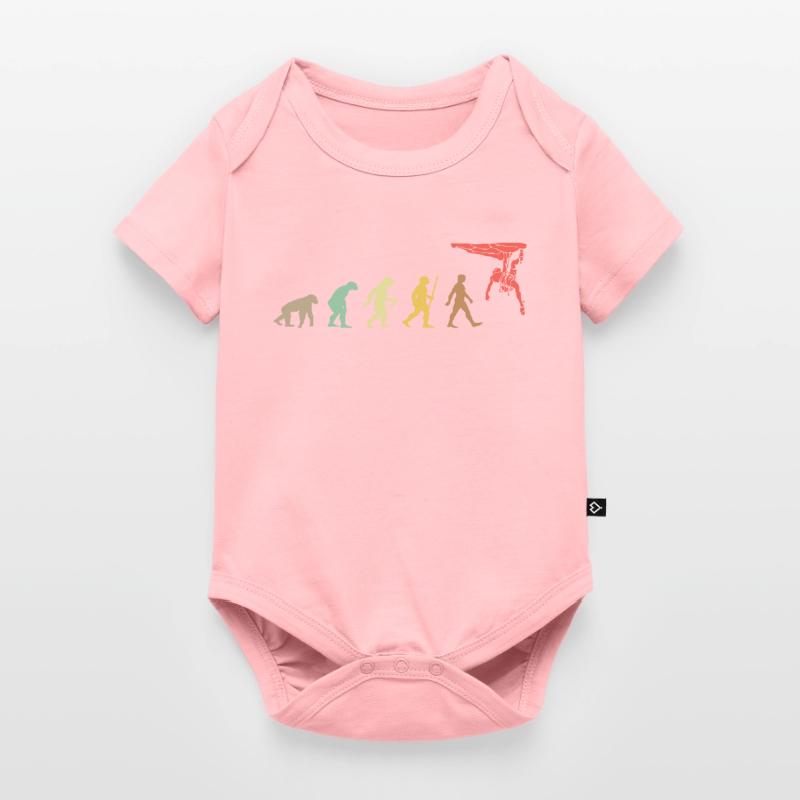 Klettern Retro Klettern Evolution Climber Baby Premium Kurzarmbody