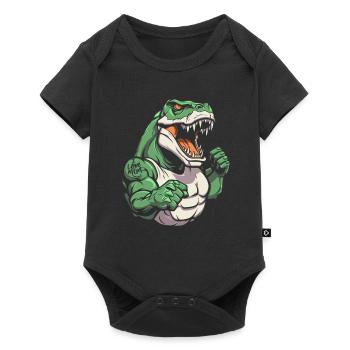 Trex T Rex Dino J’Aime Maman - Body à manches courtes Premium Bébé - noir - Devant