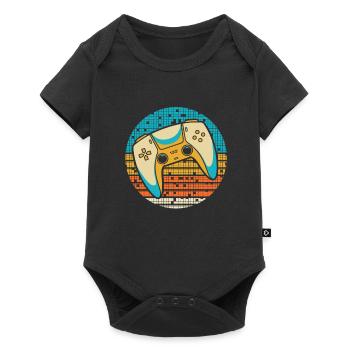 Gamer Gaming - Body à manches courtes Premium Bébé - noir - Devant