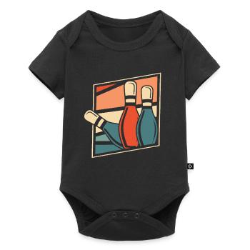 Bowling Bowlen Bowler - Body à manches courtes Premium Bébé - noir - Devant