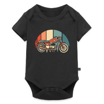Moto Motard Motard - Body à manches courtes Premium Bébé - noir - Devant