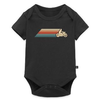 Moto Motard Motard - Body à manches courtes Premium Bébé - noir - Devant