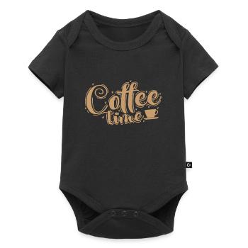 Pause café - Body à manches courtes Premium Bébé - noir - Devant