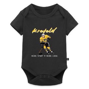 Krefeld - My City My Love Ice Hockey - Baby Premium short-sleeve bodysuit - black - Front