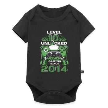 Gaming 10e anniversaire 10 ans Gamer - Body à manches courtes Premium Bébé - noir - Devant