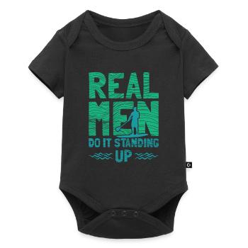 Stand up paddle saying board sup stand up paddler - Baby Premium short-sleeve bodysuit - black - Front