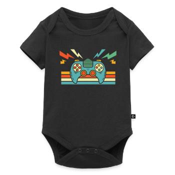 Gamer Gaming - Body à manches courtes Premium Bébé - noir - Devant