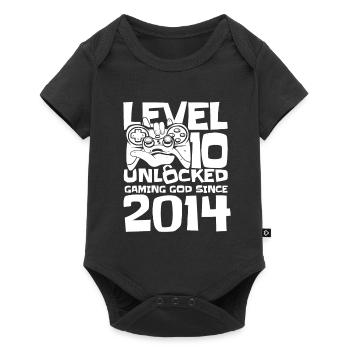 Gaming 10e anniversaire 10 ans Gamer - Body à manches courtes Premium Bébé - noir - Devant