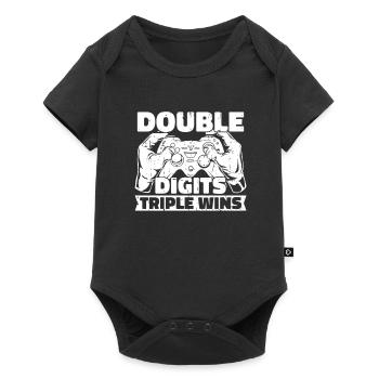 Gaming 10e anniversaire 10 ans Gamer - Body à manches courtes Premium Bébé - noir - Devant