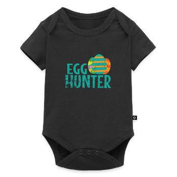 Egg Hunter Easter Colorful Easter Eggs - Baby Premium short-sleeve bodysuit - black - Front