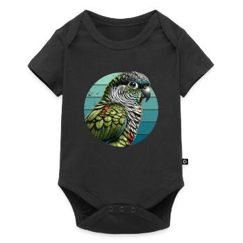 Green Cheeked Conure Art Cute Conure - Baby Premium short-sleeve bodysuit - black - Front