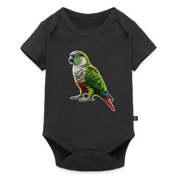 Green Cheeked Conure Drawing Conure Parrot - Baby Premium short-sleeve bodysuit - black - Front