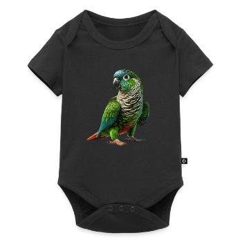 Green Cheeked Conure Drawing Conure Parrot - Baby Premium short-sleeve bodysuit - black - Front