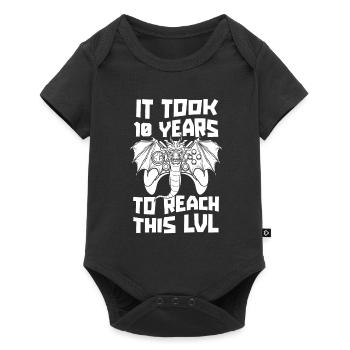 Gaming 10e anniversaire 10 ans Gamer - Body à manches courtes Premium Bébé - noir - Devant