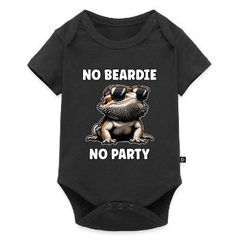 Funny Bearded Dragon Quote - Baby Premium short-sleeve bodysuit - black - Front
