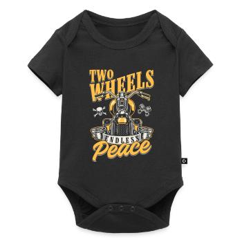 Motorrad Biker Moto Moto Thérapie - Body à manches courtes Premium Bébé - noir - Devant