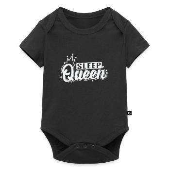 Sleep Queen Dreaming Night - Baby Premium short-sleeve bodysuit - black - Front