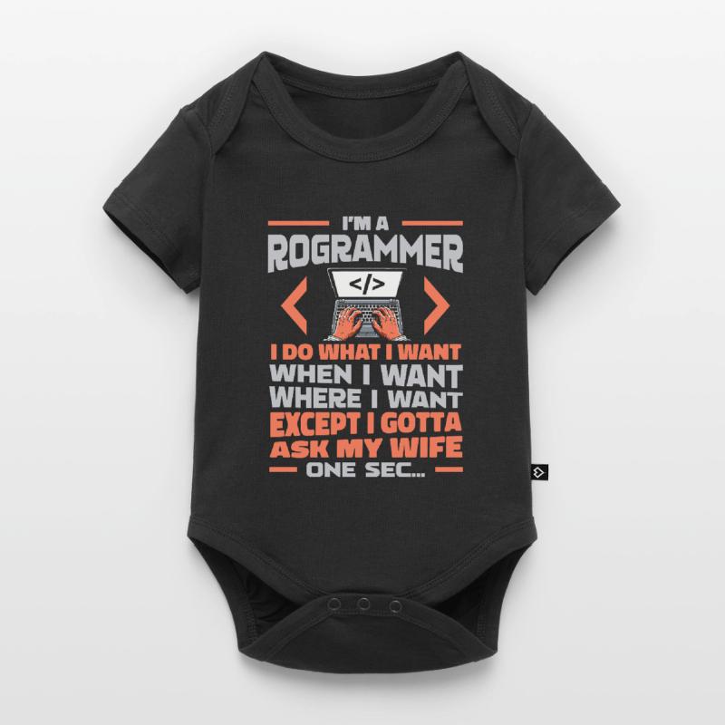 Developer, Coder, Programmer Baby Premium short-sleeve bodysuit