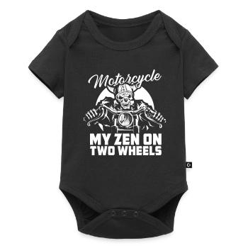 Motorrad Biker Moto Moto Thérapie - Body à manches courtes Premium Bébé - noir - Devant