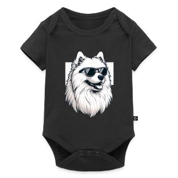 Samoyed Dog Gifts Cute Samoyed Dog Graphic - Baby Premium short-sleeve bodysuit - black - Front