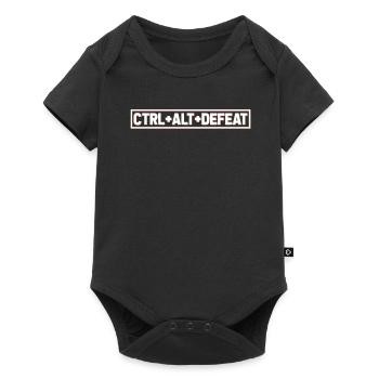 Gamer Gaming Keyboard Shortcuts Ctrl Alt Defeat - Baby Premium short-sleeve bodysuit - black - Front