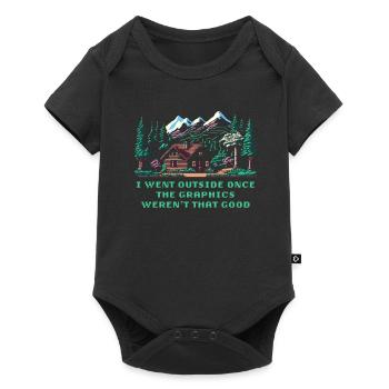 Gamer Gaming - Baby Premium short-sleeve bodysuit - black - Front