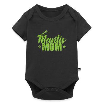 Mantis Mom - Baby Premium Kurzarmbody - Schwarz - Vorne