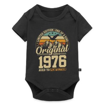 cadeau d'anniversaire 48 ans 1976 édition limitée - Body à manches courtes Premium Bébé - noir - Devant