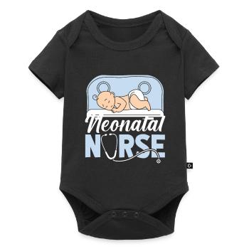 Krankenschwester Baby Neonatal Nurse - Baby Premium short-sleeve bodysuit - black - Front