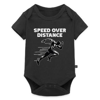 Track Runner Sprinter Sprinting 100m sprinter - Baby Premium short-sleeve bodysuit - black - Front