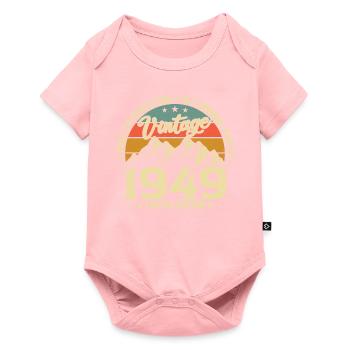 Aged to Perfection 1949 75th Anniversary Vintage - Baby Premium short-sleeve bodysuit - rose - Front