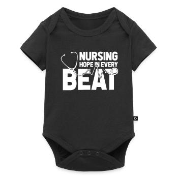 Nurse ECG - Baby Premium short-sleeve bodysuit - black - Front